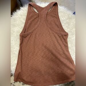 Vouri Women's Sleeveless Racerback Tank Top - Brown